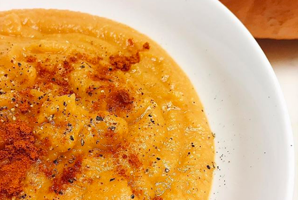 Easy Sweet Potato & Lentil Soup